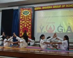 International Yoga day celebration year 24-25